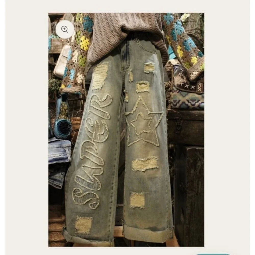 Super star jeans OLI & HALI jeans OH! Jeans baggie relaxed Medium 6-8 cotton
